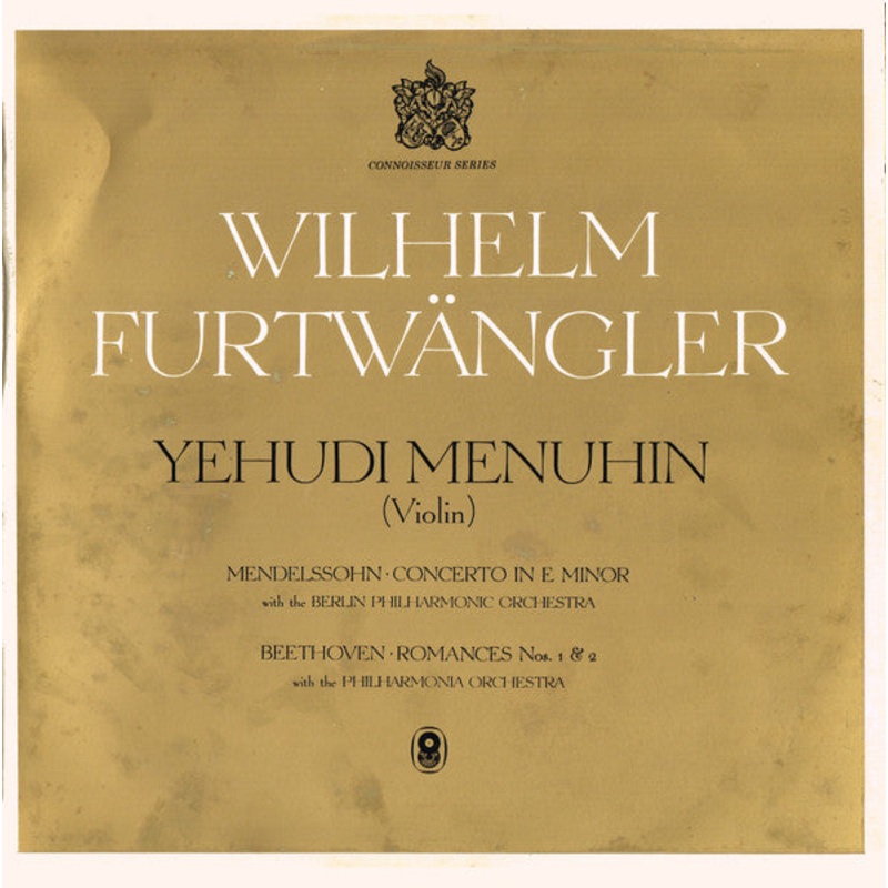 Wilhelm Furtwngler / Yehudi Menuhin (Violin) / Mendelssohn* / The Berlin Philharmonic Orchestra* / Beethoven* / The Philharmonia Orchestra* – Concerto In E Minor  / Romances Nos. 1 & 2 (LP, Comp, Mono, Club) (Very Good Plus (VG+))