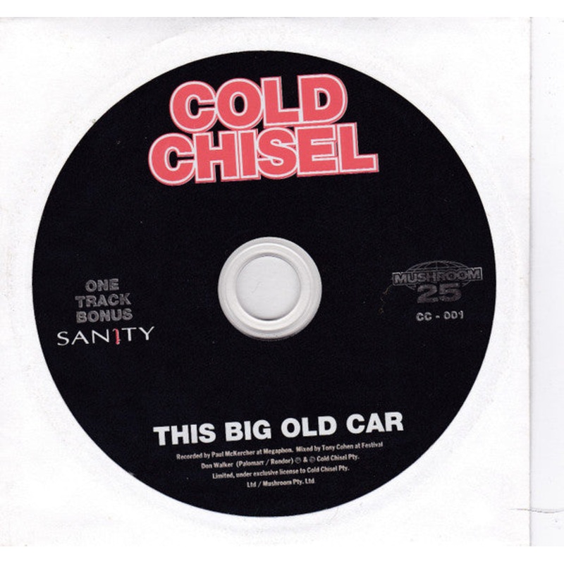 Cold Chisel – This Big Old Car (CD, Promo) (Very Good Plus (VG+))