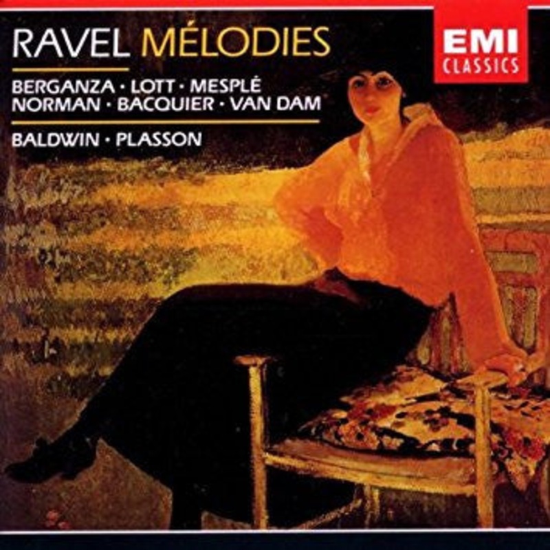 Maurice Ravel | Teresa Berganza  Felicity Lott  Mady Mespl  Jessye Norman  Gabriel Bacquier  Jos van Dam | Dalton Baldwin  Michel Plasson – Mlodies (2xCD, Comp) (Very Good (VG))