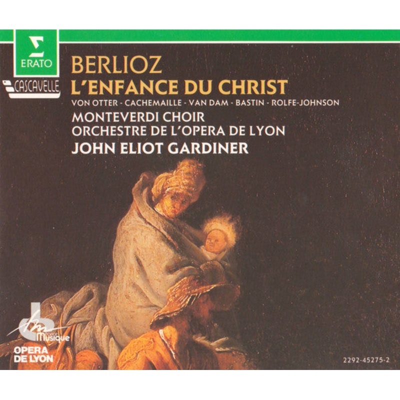 Berlioz*, Von Otter*, Cachemaille*, Van Dam*, Bastin*, Rolfe-Johnson*, Monteverdi Choir*, Orchestre De L’Opra De Lyon, John Eliot Gardiner – L’Enfance Du Christ (2xCD, Album) (Very Good Plus (VG+))
