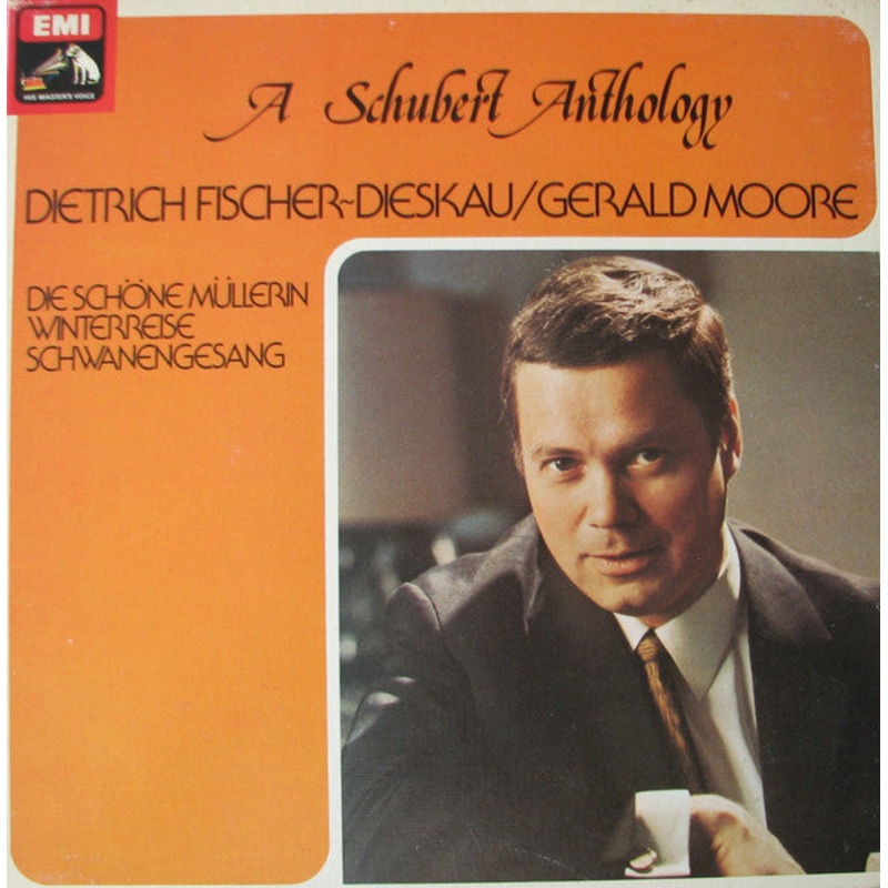 Dietrich Fischer-Dieskau, Gerald Moore – A Schubert Anthology (3xLP, RP + Box, Comp) (Very Good Plus (VG+))