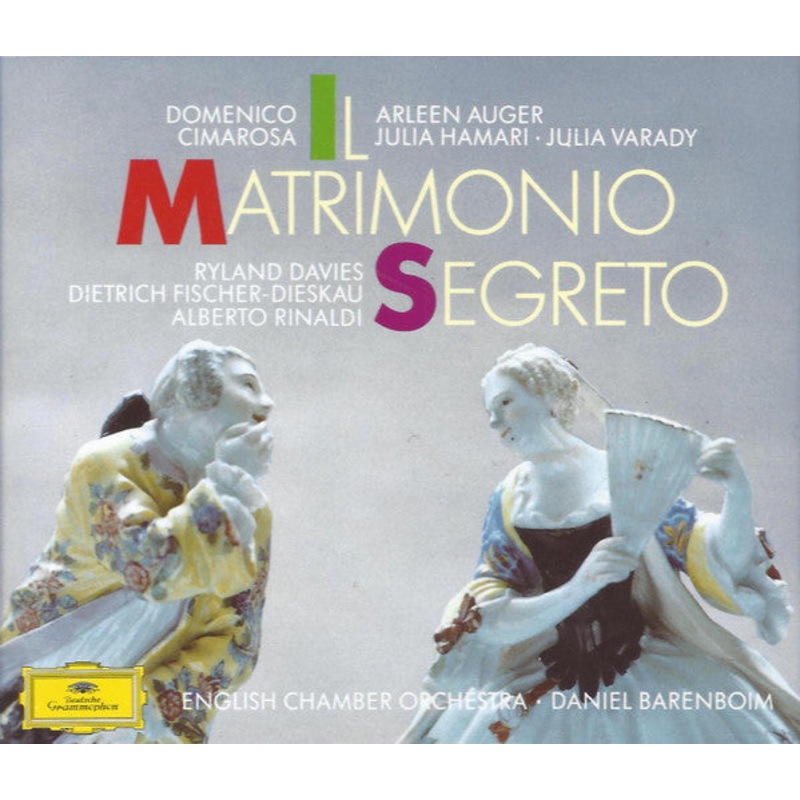 Domenico Cimarosa, Arleen Auger, Julia Hamari, Iulia Vrady, Ryland Davies, Dietrich Fischer-Dieskau, Alberto Rinaldi, English Chamber Orchestra, Daniel Barenboim – Il Matrimonio Segreto (3xCD, Album, RE) (Near Mint (NM or M-))