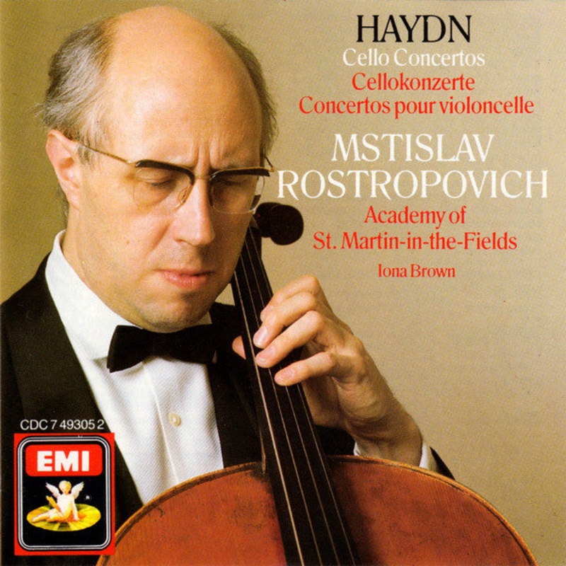 Joseph Haydn, Mstislav Rostropovich, The Academy Of St. Martin-in-the-Fields, Iona Brown – Cello Concertos = Cellokonzerte = Concertos Pour Violoncelle (CD, Album, RM) (Very Good Plus (VG+))