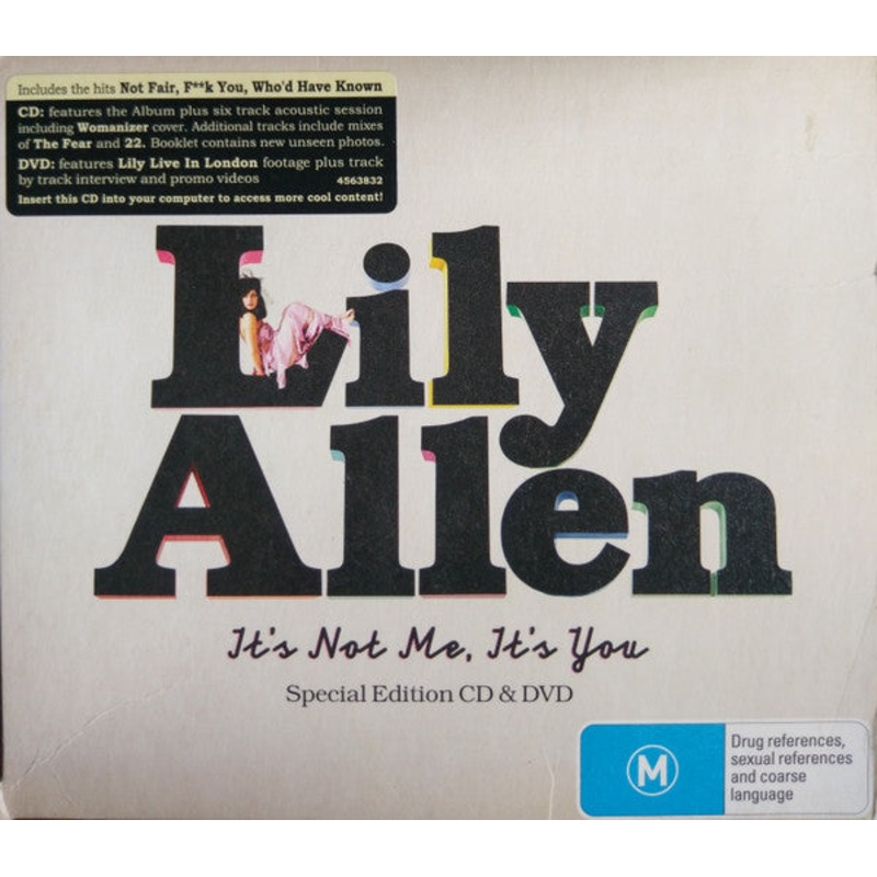 Lily Allen – It’s Not Me, It’s You (CD, Album, Enh, RE + DVD-V, PAL + S/Edition) (Very Good Plus (VG+))