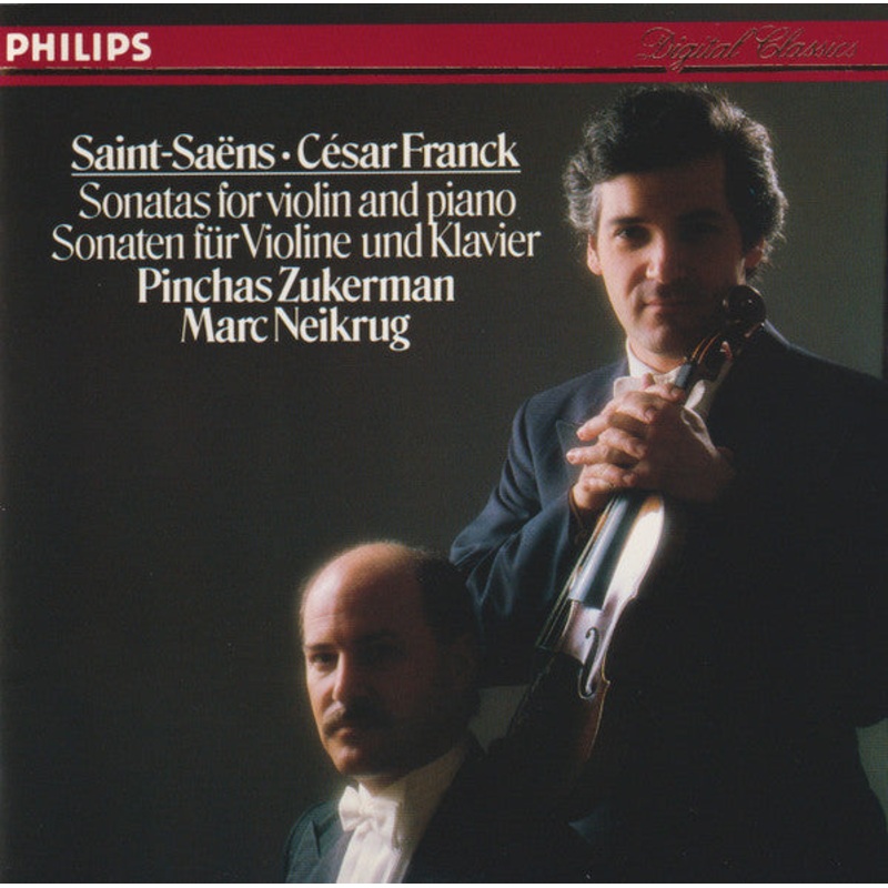 Saint-Sans*  Csar Franck, Pinchas Zukerman, Marc Neikrug – Sonatas For Violin And Piano = Sonaten Fr Violine Und Klavier (CD, Album) (Very Good Plus (VG+))