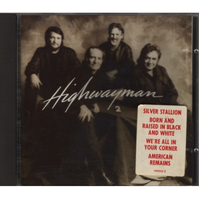 Waylon Jennings / Willie Nelson / Johnny Cash / Kris Kristofferson – Highwayman 2 (CD, Album) (Very Good (VG))