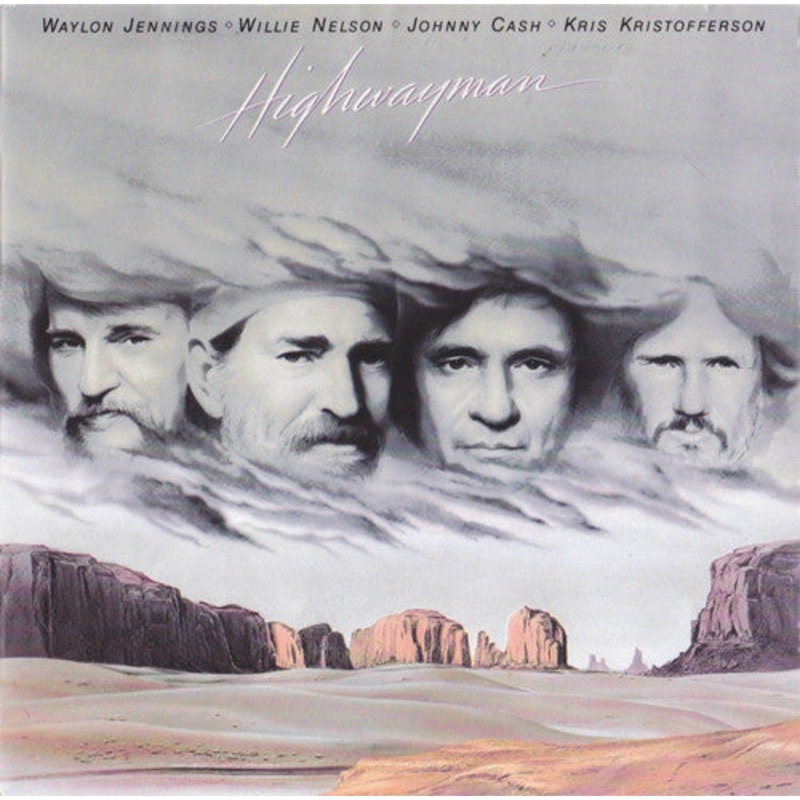 Waylon Jennings, Willie Nelson, Johnny Cash, Kris Kristofferson – Highwayman (CD, Album) (Very Good Plus (VG+))