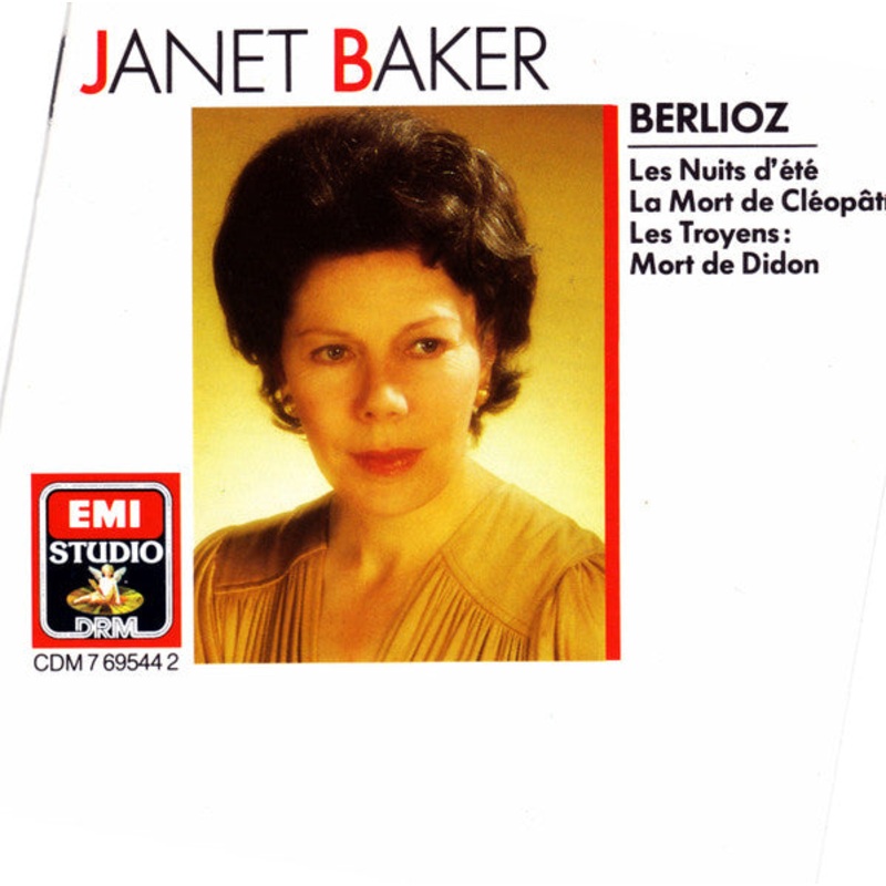 Berlioz* – Janet Baker / Alexander Gibson / Sir John Barbirolli – Les Nuits D’t, La Mort De Cloptre, Les Troyens (CD, Comp, RM) (Very Good Plus (VG+))