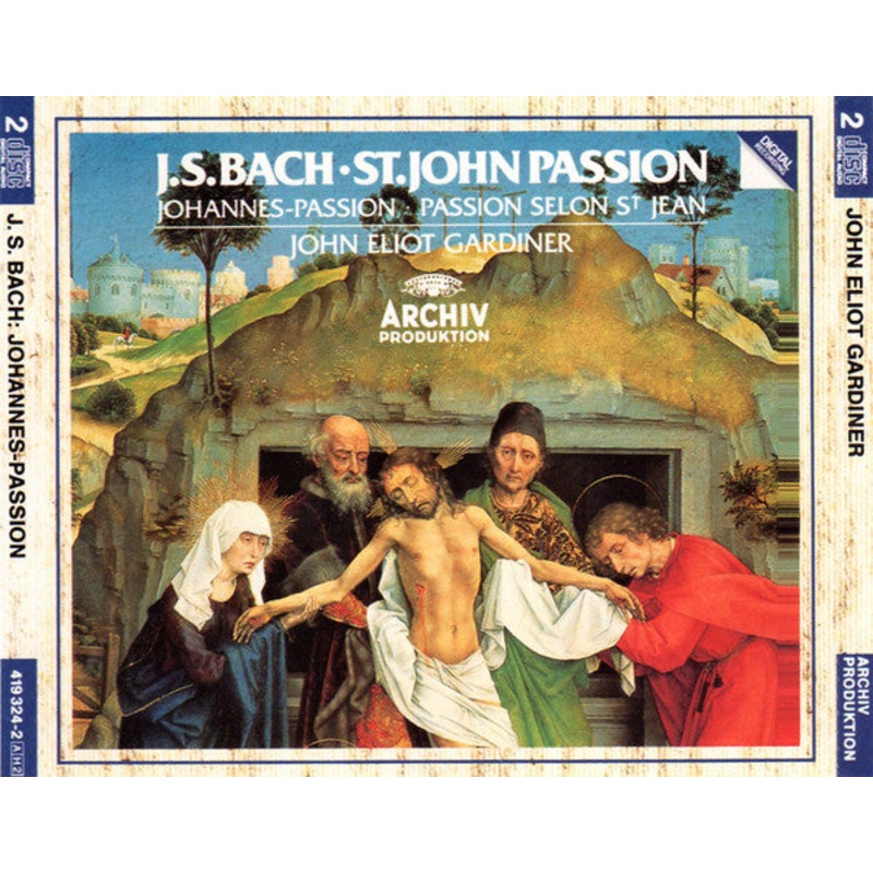 J.S. Bach* – John Eliot Gardiner – St. John Passion = Johannes-Passion = Passion Selon St Jean (2xCD, Album) (Very Good Plus (VG+))