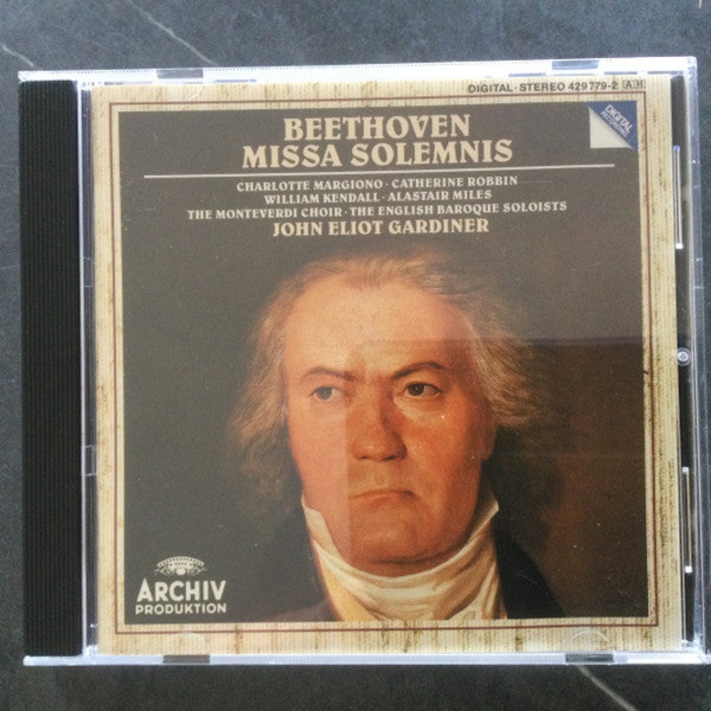 Ludwig van Beethoven – Charlotte Margiono  Catherine Robbin  William Kendall  Alastair Miles  The Monteverdi Choir  Orchestre Rvolutionnaire Et Romantique  John Eliot Gardiner – Missa Solemnis (CD, Album) (Very Good Plus (VG+))