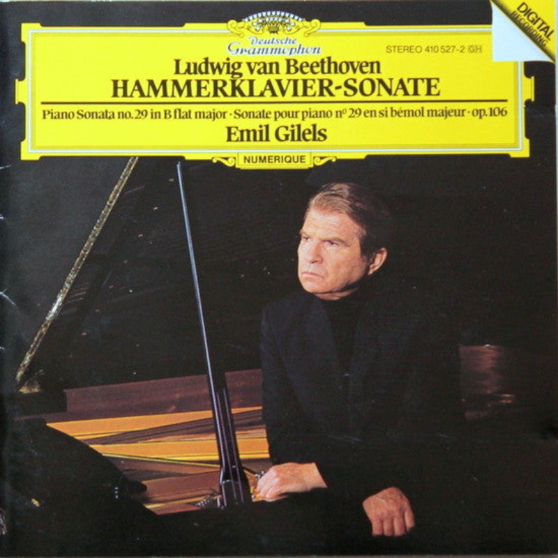 Ludwig van Beethoven, Emil Gilels – Hammerklavier-Sonate (CD, Album) (Very Good Plus (VG+))