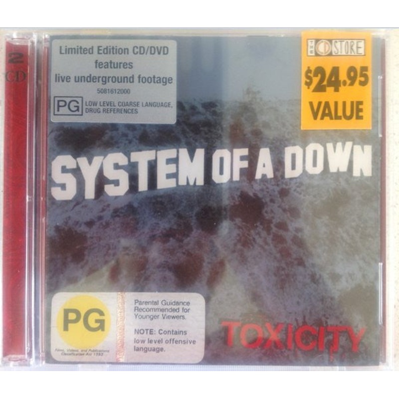 System Of A Down – Toxicity (CD, Album + DVD-V, NTSC + Ltd) (Very Good Plus (VG+))