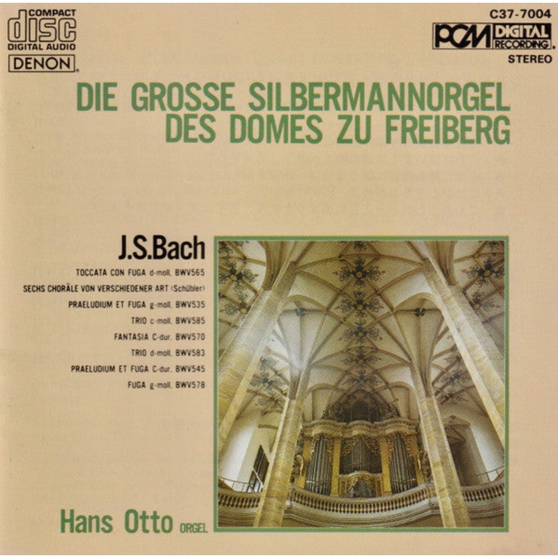 J.S. Bach*, Hans Otto – Die Grosse Silbermannorgel Des Domes Zu Freiberg (CD, Album) (Very Good Plus (VG+))