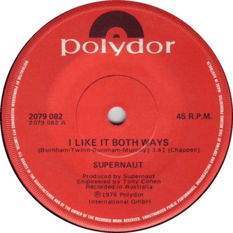 Supernaut  – I Like It Both Ways (7, Single) (Very Good Plus (VG+))