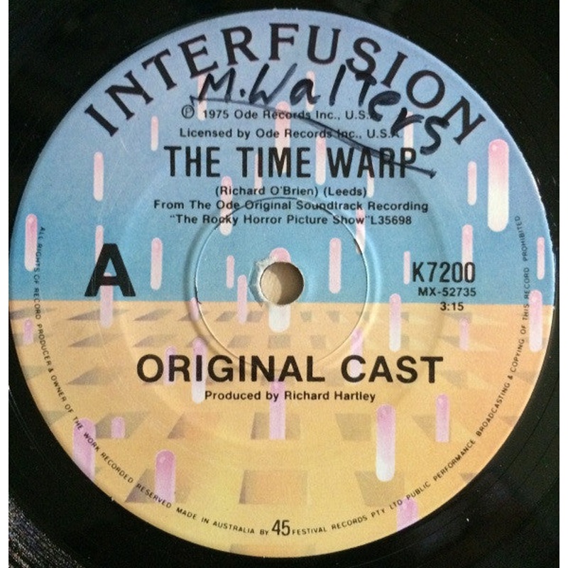 The Rocky Horror Picture Show Original Cast – The Time Warp (7, Single, 3rd) (Very Good Plus (VG+))