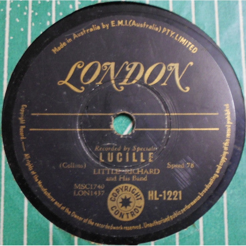 Little Richard And His Band – Lucille / Send Me Some Lovin’ (Shellac, 10) (Good Plus (G+))