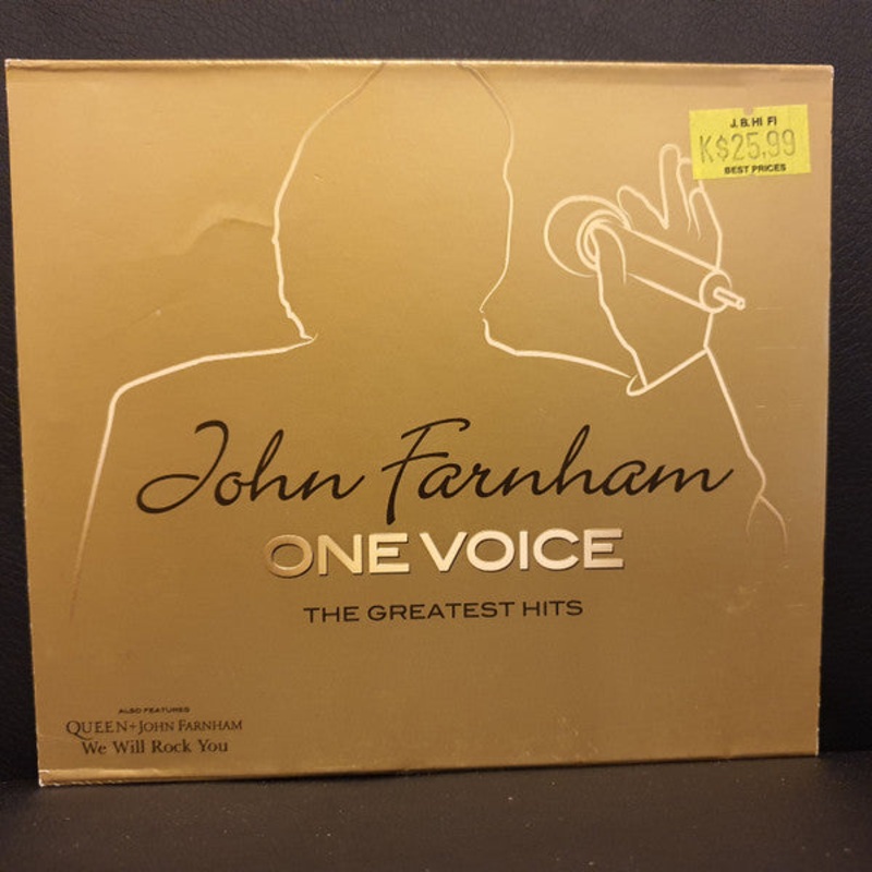 John Farnham – One Voice (The Greatest Hits) (2xCD, Comp, Sli) (Very Good Plus (VG+))