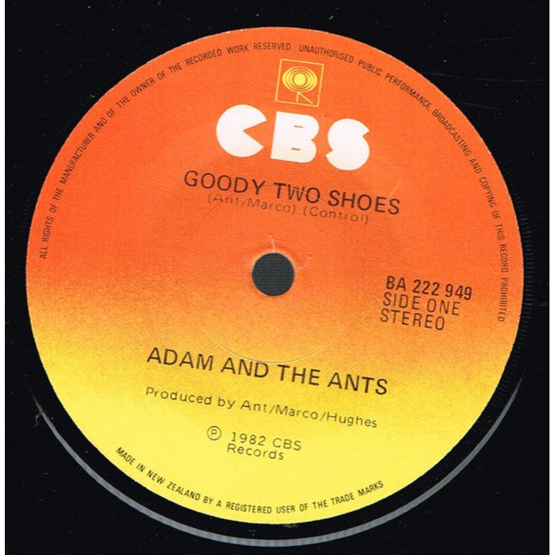 Adam Ant – Goody Two Shoes (7, Single) (Very Good (VG))