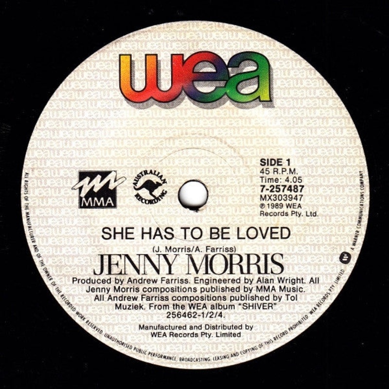 Jenny Morris – She Has To Be Loved (7, Single) (Very Good (VG))