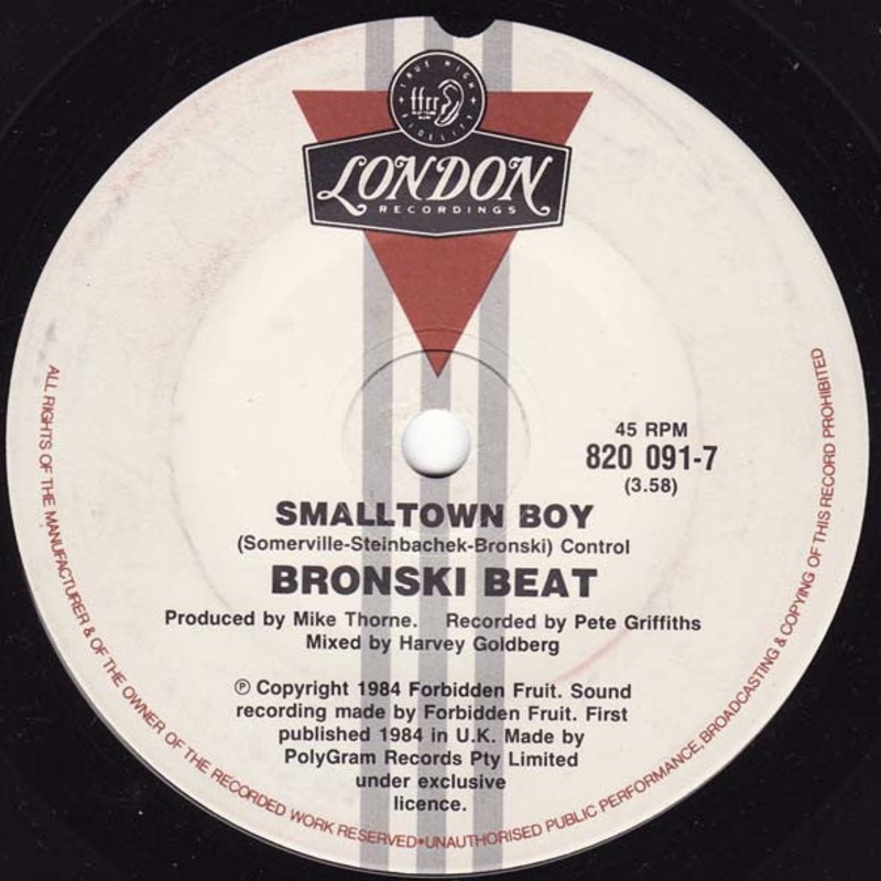 Bronski Beat – Smalltown Boy (7) (Very Good (VG))