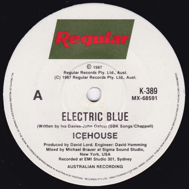 Icehouse – Electric Blue (7, Single) (Very Good (VG))