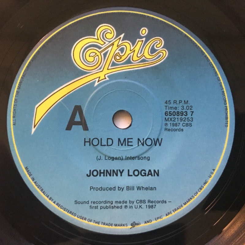 Johnny Logan – Hold Me Now (7, Single) (Very Good (VG))