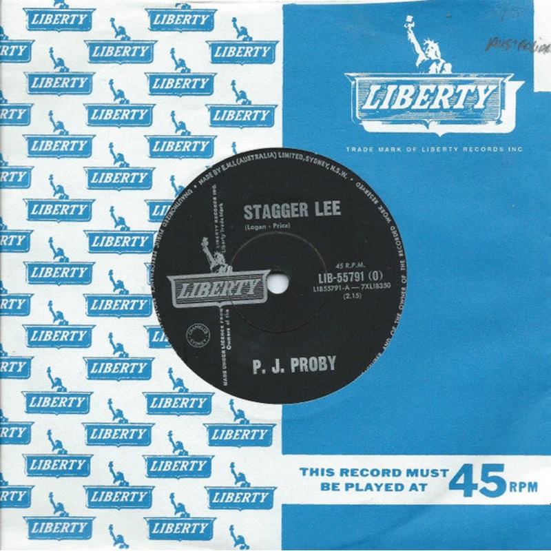 P.J. Proby – Stagger Lee  (7, Single) (Very Good (VG))