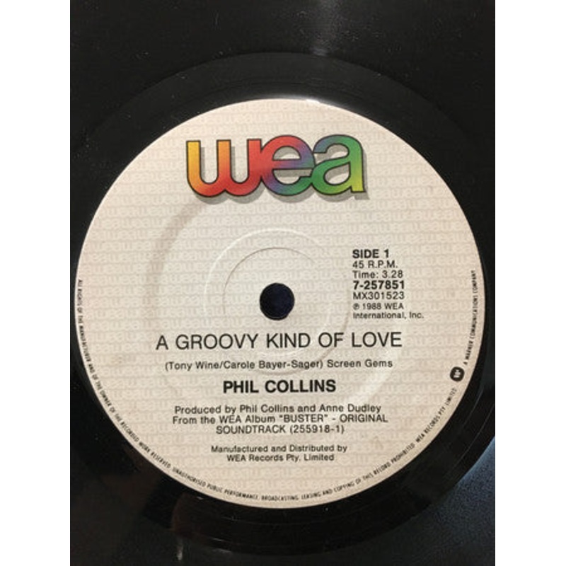 Phil Collins – A Groovy Kind Of Love (7, Single) (Very Good Plus (VG+))