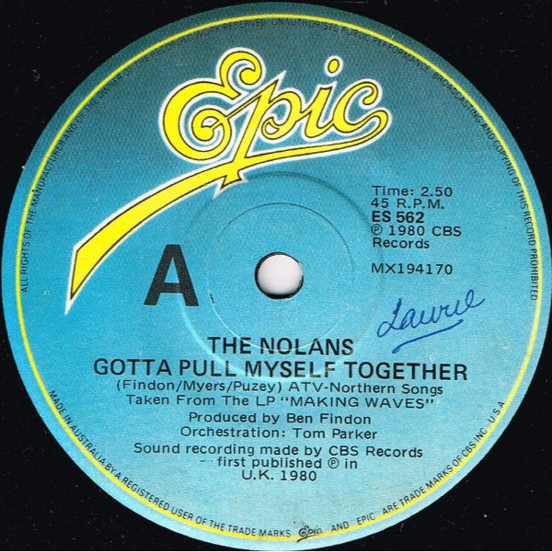The Nolans – Gotta Pull Myself Together (7, Single) (Very Good (VG))