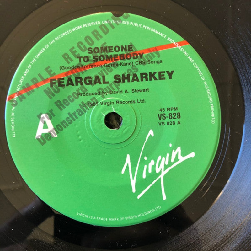 Feargal Sharkey – Someone To Somebody (7, Single, Promo) (Very Good (VG))