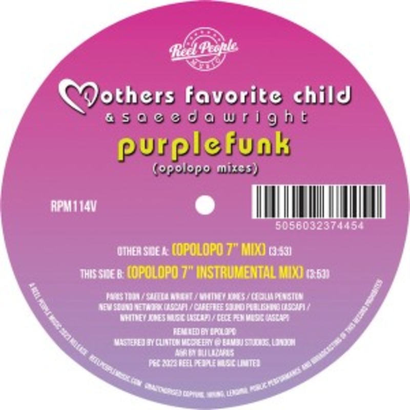 Mothers Favorite Child & Saeeda Wright – Purple Funk (Opolopo Remixes)