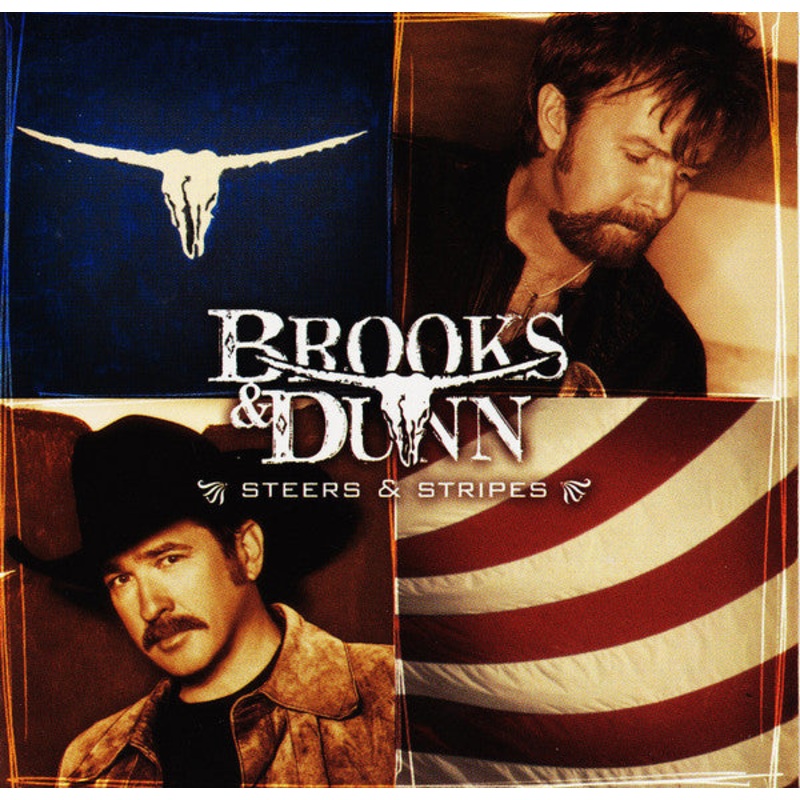 Brooks & Dunn – Steers & Stripes (HDCD, Album) (Very Good Plus (VG+))