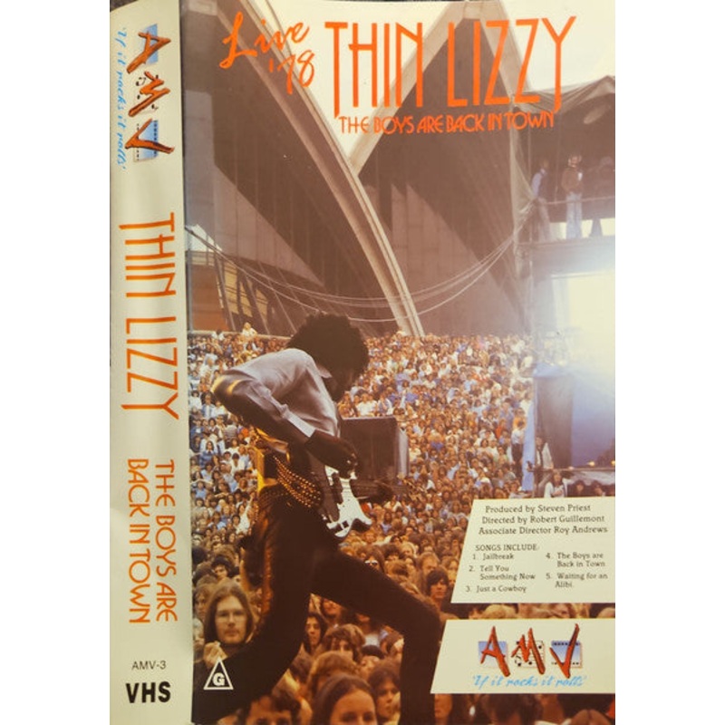 Thin Lizzy – Live ’78 – The Boys Are Back In Town  (VHS) (Very Good (VG))