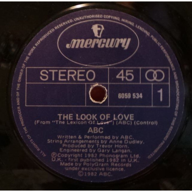 ABC – The Look Of Love  (7, Single) (Very Good (VG))