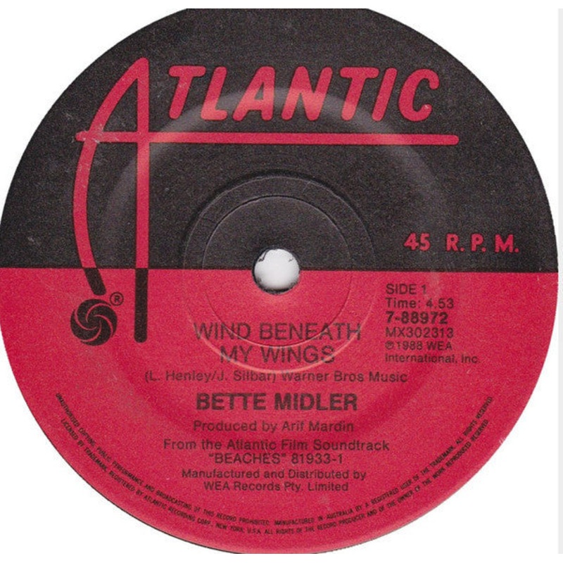Bette Midler – The Wind Beneath My Wings (7) (Very Good Plus (VG+))