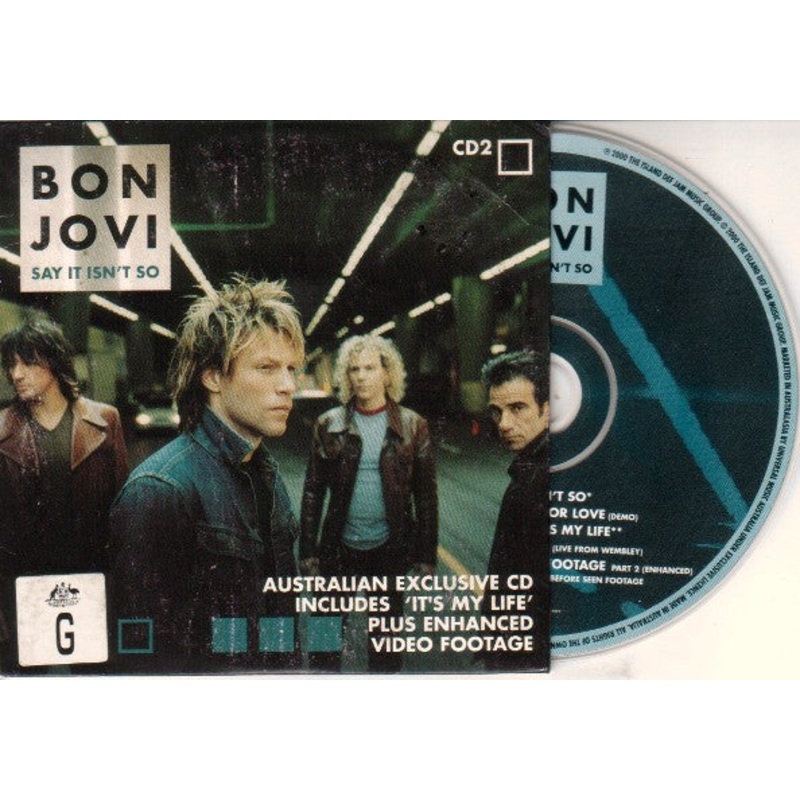 Bon Jovi – Say It Isn’t So (CD, Single, Enh, CD2) (Very Good (VG))