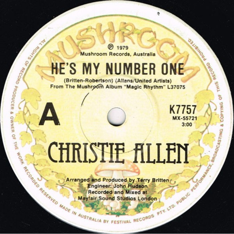 Christie Allen – He’s My Number One (7, Single) (Very Good (VG))