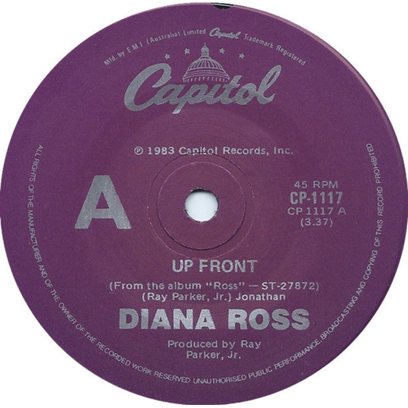 Diana Ross – Up Front (7, Single) (Very Good Plus (VG+))