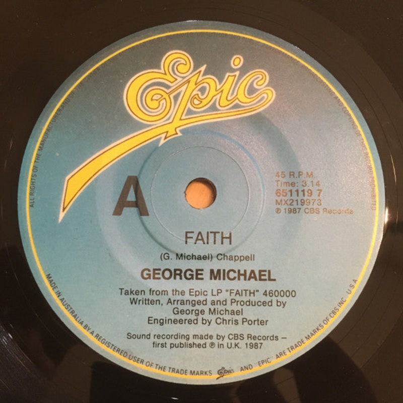 George Michael – Faith (7, Single, Gen) (Very Good (VG))