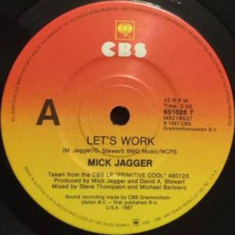 Mick Jagger – Let’s Work (7, Single) (Very Good (VG))