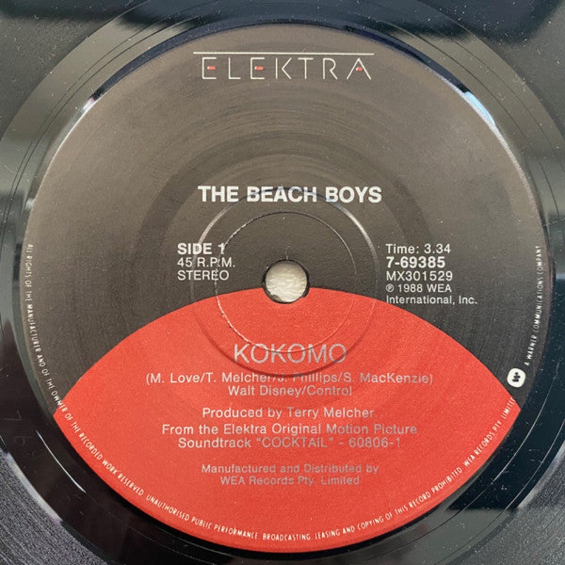 The Beach Boys / Little Richard – Kokomo / Tutti Frutti (7, Single) (Very Good (VG))