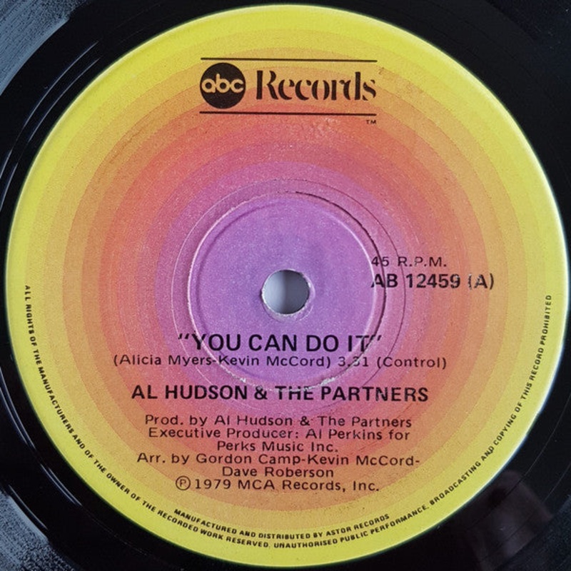 Al Hudson & The Partners – You Can Do It / I Don’t Want You To Leave Me (7, Single) (Very Good Plus (VG+))