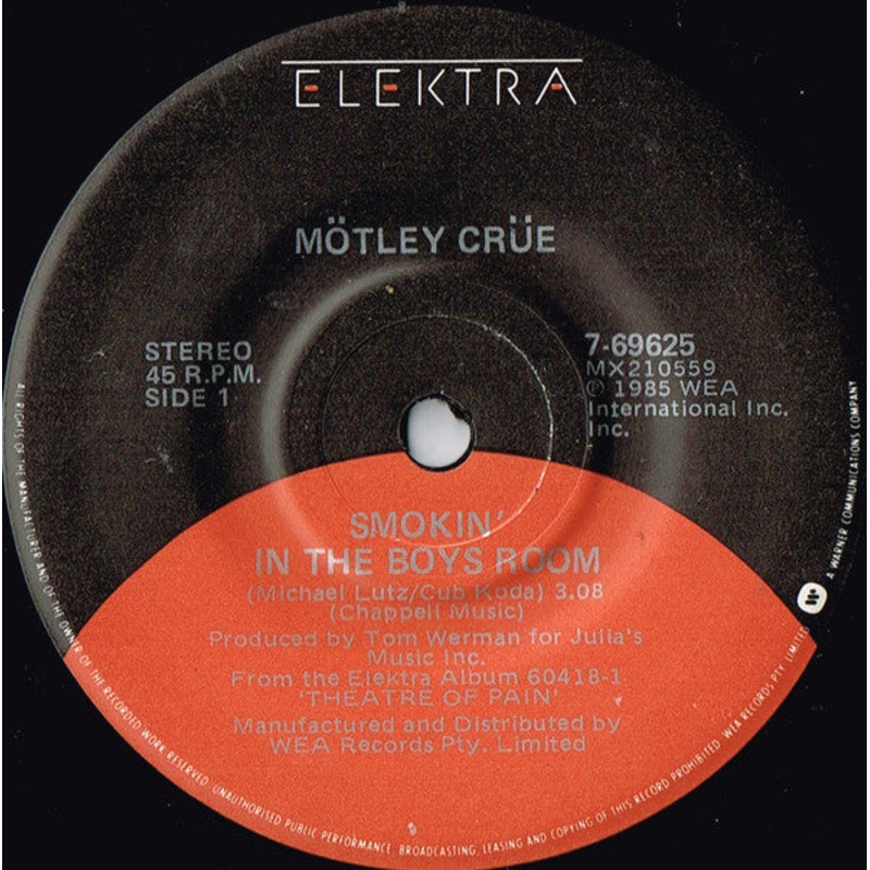 Mtley Cre – Smokin’ In The Boys Room (7, Single) (Very Good (VG))