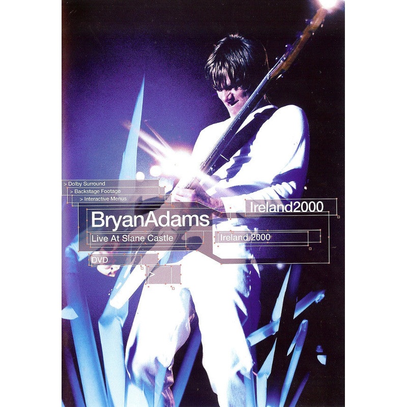 Bryan Adams – Live At Slane Castle, Ireland 2000 (DVD-V, Copy Prot., Multichannel, PAL) (Very Good (VG))