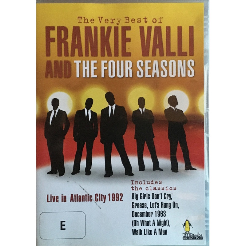 Frankie Valli And The Four Seasons* – The Very Best Of Frankie Valli And The Four Seasons (Live In Concert) (DVD-V) (Very Good Plus (VG+))