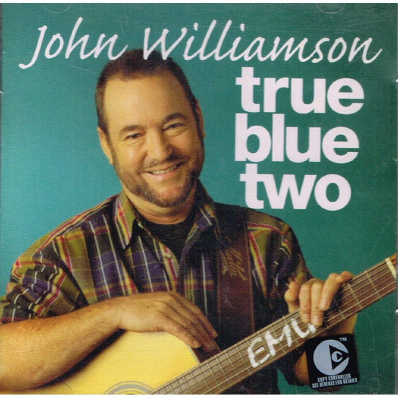 John Williamson – True Blue 2 (2xCD, Album, Comp) (Fair (F))