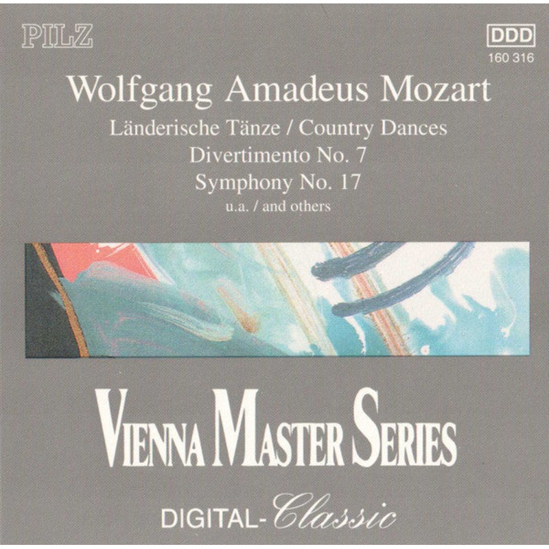 Wolfgang Amadeus Mozart  Slowakische Philharmonie*, Libor Peek, Unknown Artist – Lnderische Tnze = Country Dances / Divertimento No. 7 / Symphony No. 17 (CD, Album) (Very Good Plus (VG+))