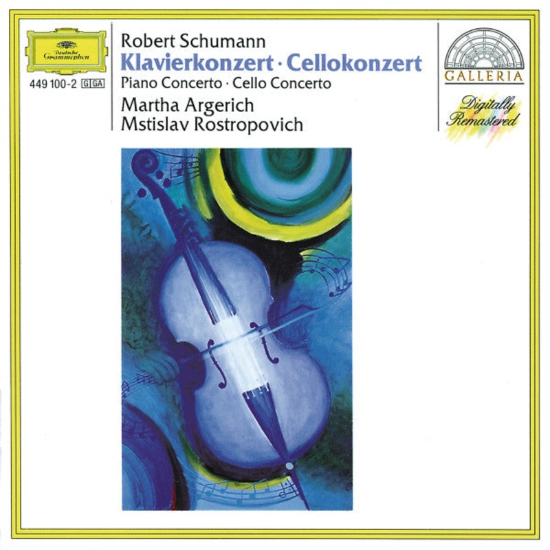 Robert Schumann – Martha Argerich, Mstislav Rostropovich – Klavierkonzert – Cellokonzert (CD, Comp, RE, RM) (Very Good Plus (VG+))