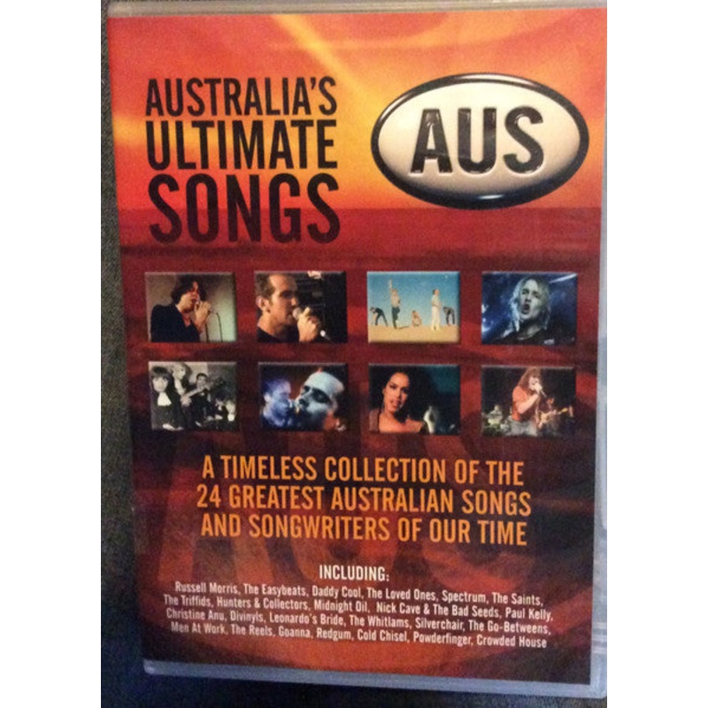 Various – Australia’s Ultimate Songs (DVD-V, Comp) (Fair (F))