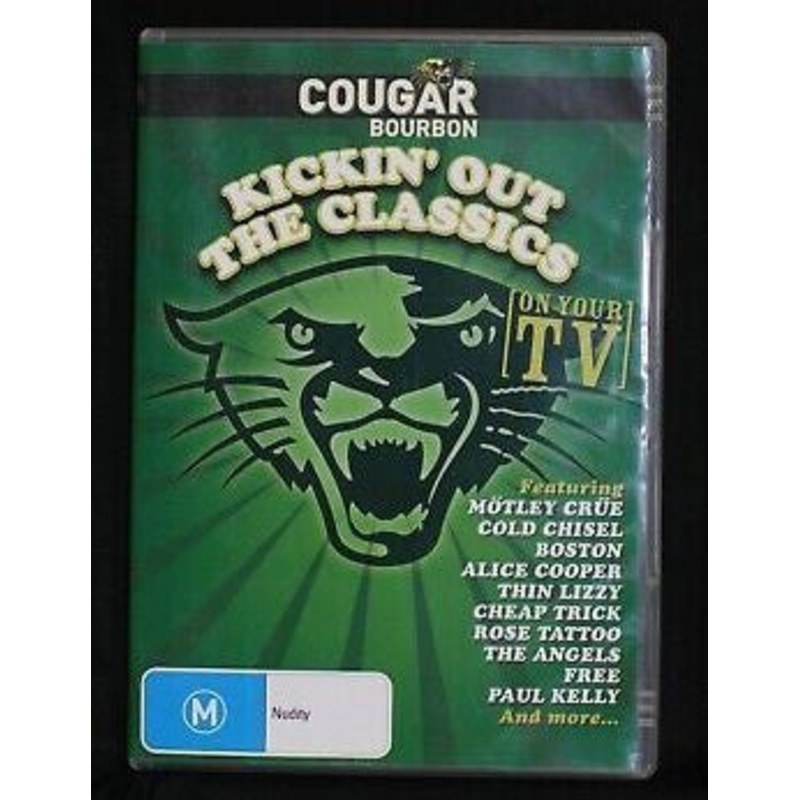 Various – Cougar Bourbon – Kickin’ Out The Classics (DVD, Comp) (Very Good Plus (VG+))